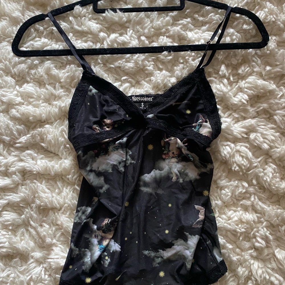 Princess Polly Horoscopez Crop Tank Top 90s y2k style